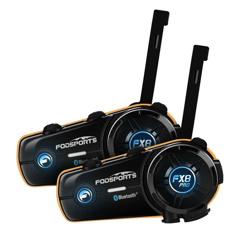 2 шт. FX8 PRO 10riders 2000 м полнодуплексный двойной Bluetooth чипы шлем домофон аксессуары для мотоциклов домофон