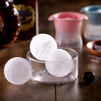 1pc silicone ice ball mold ice cube mold keuken langzame smelten diy ice ball ronde jelly maken mould cocktail whisky drink