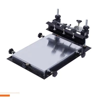 32 x 22cm manual silk screen station solder paste printer adjustable smt stencil printing machine