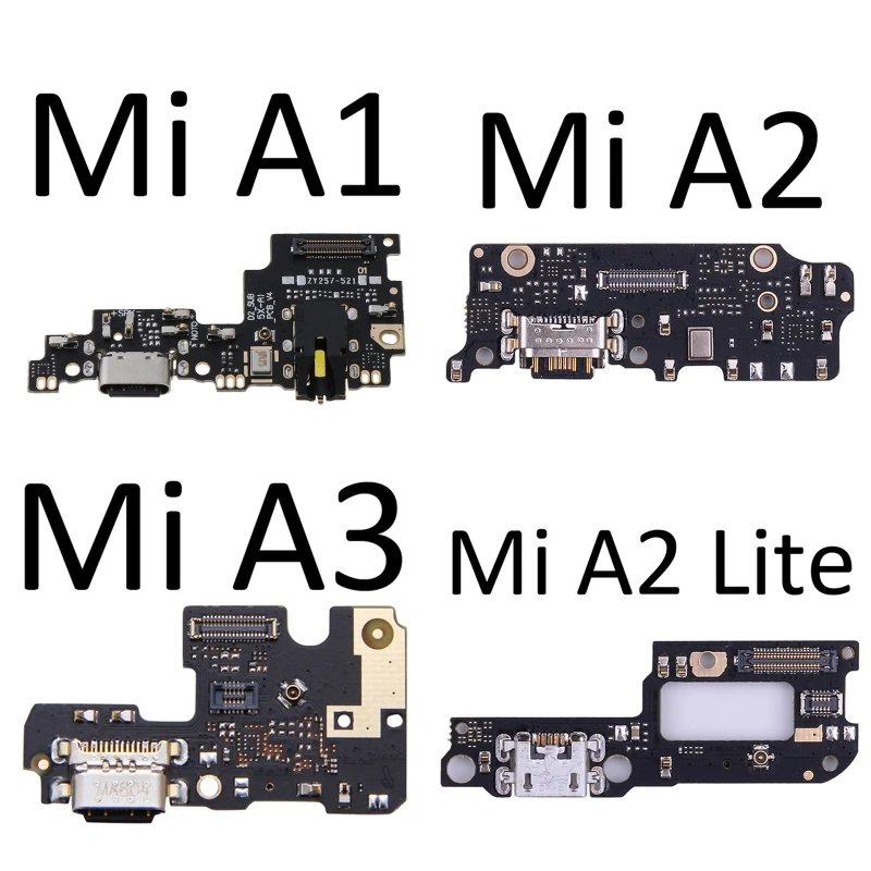 

For Mi A1 A2 lite A3 5X 6X CC9E USB Power Charging Connector Plug Dock Port Mic Flex Cable Board For Redmi 6 Pro