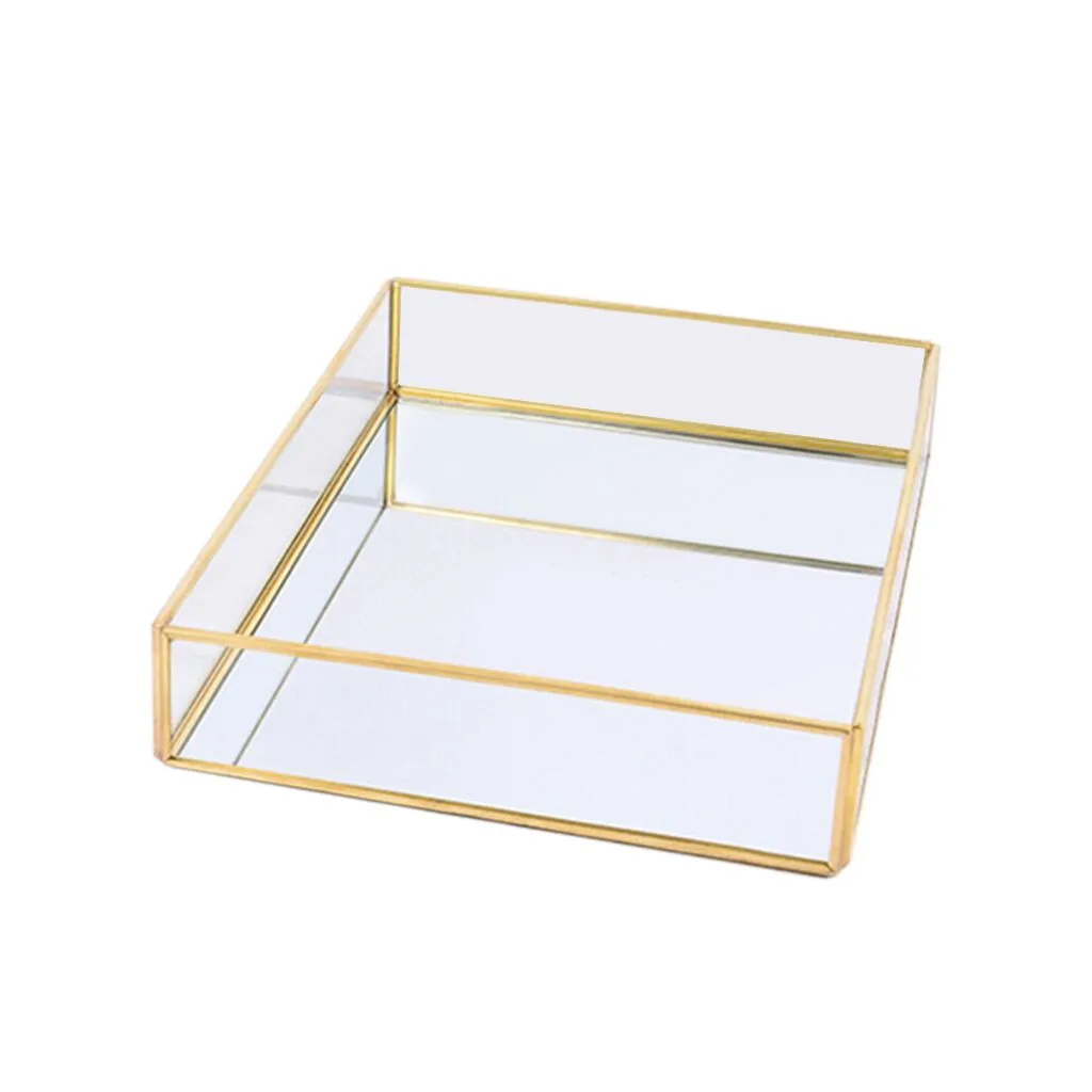 

Towel Racks for Bathroom Door Dressing Perfume Gold Tray Tray Mirror Mirror Makeup Plate Plate Table Bathroom Products