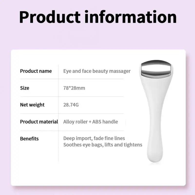 Роликовый массажер для глаз с насадками из сплава 1 шт. |
