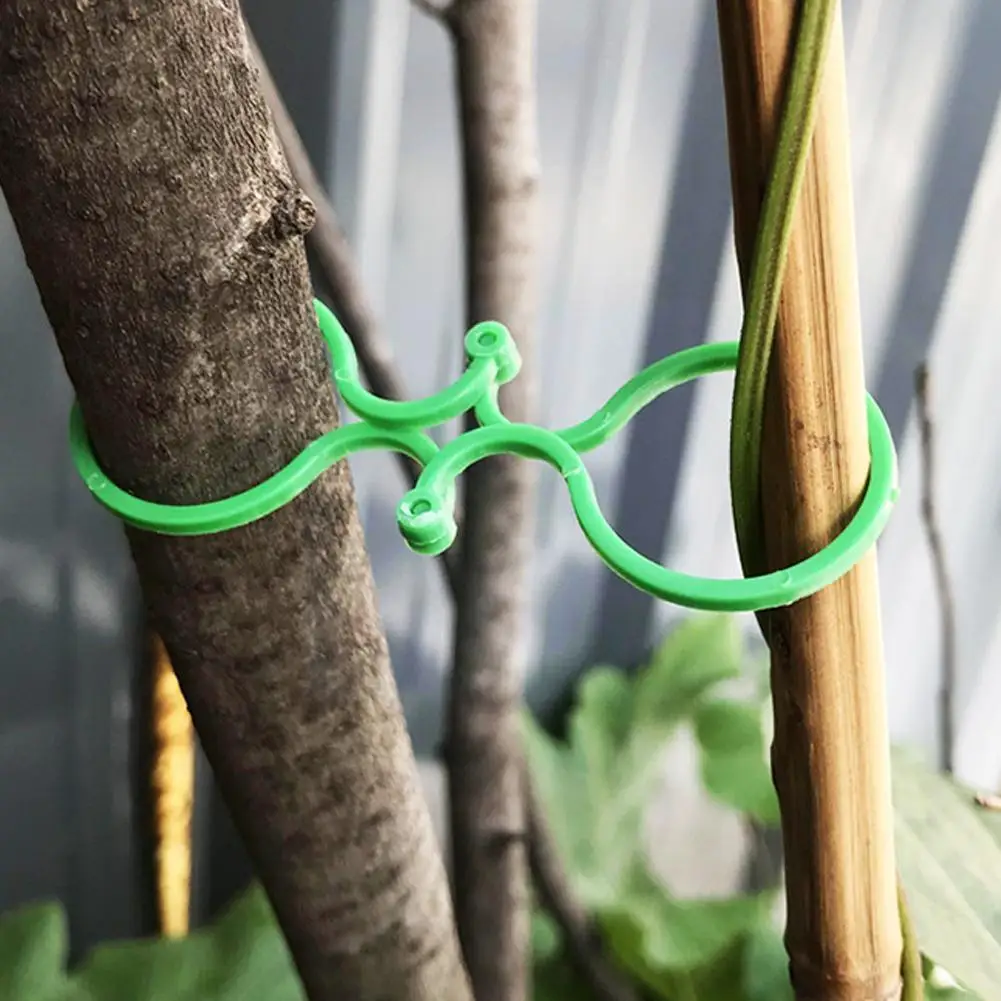 

1pc Gardening 8-shaped Buckle Cable Tie Plant Fixed Garden Support Accessories Gourd Cultivation Ring Tools W7v4
