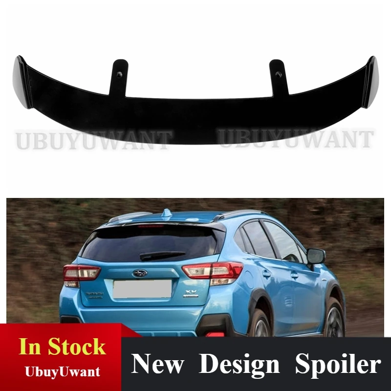 

Для Subaru XV 2018 2019 2020 2021 ABS Материал углеродное волокно внешний вид багажник крышка багажника автомобильный Стайлинг