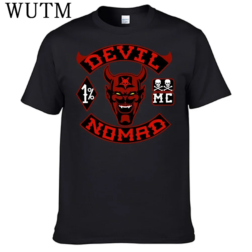 Футболка Red Devels Mc рубашка из 100% хлопка топы