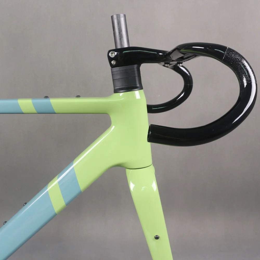 Скрытый Кабель дисковый тормоз гравий велосипедная Рама GR048 Toray T1000 углеродное