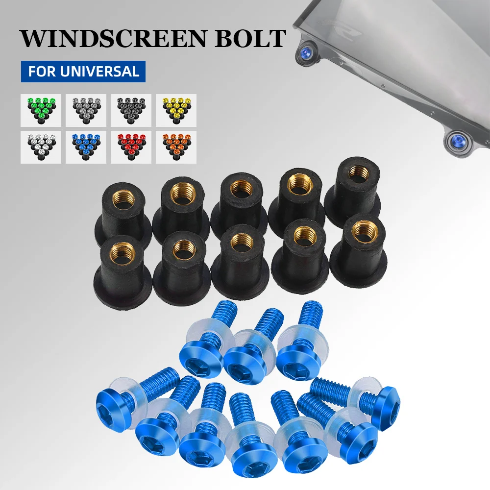 Ветровое стекло для Suzuki TL1000R TL1000S DL650 V-дополнительный 650 DL1000 3 5 мм 10 шт. дефлекторы