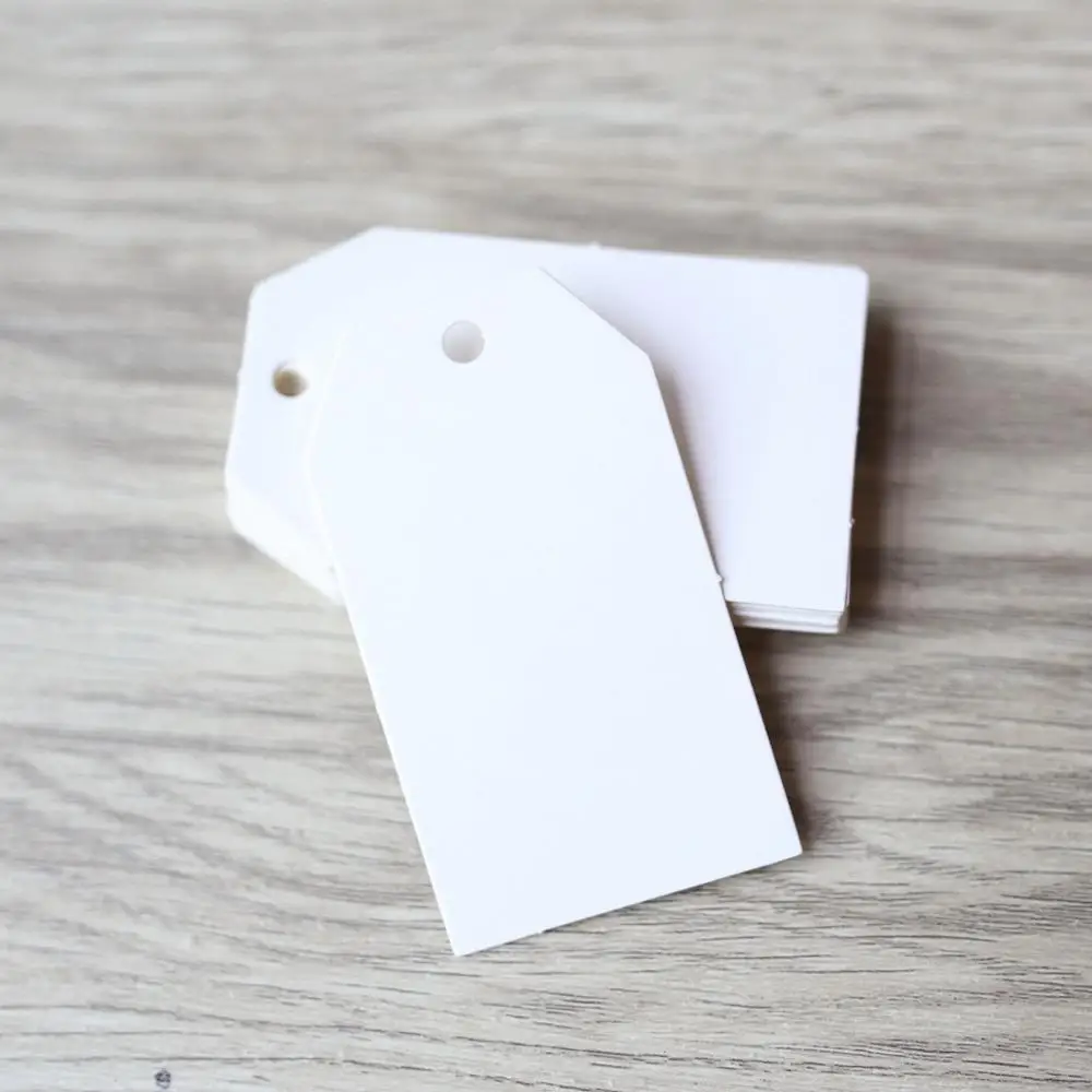 Трапециевидные подарочные бирки из крафт-бумаги бирка для свадебвечерние