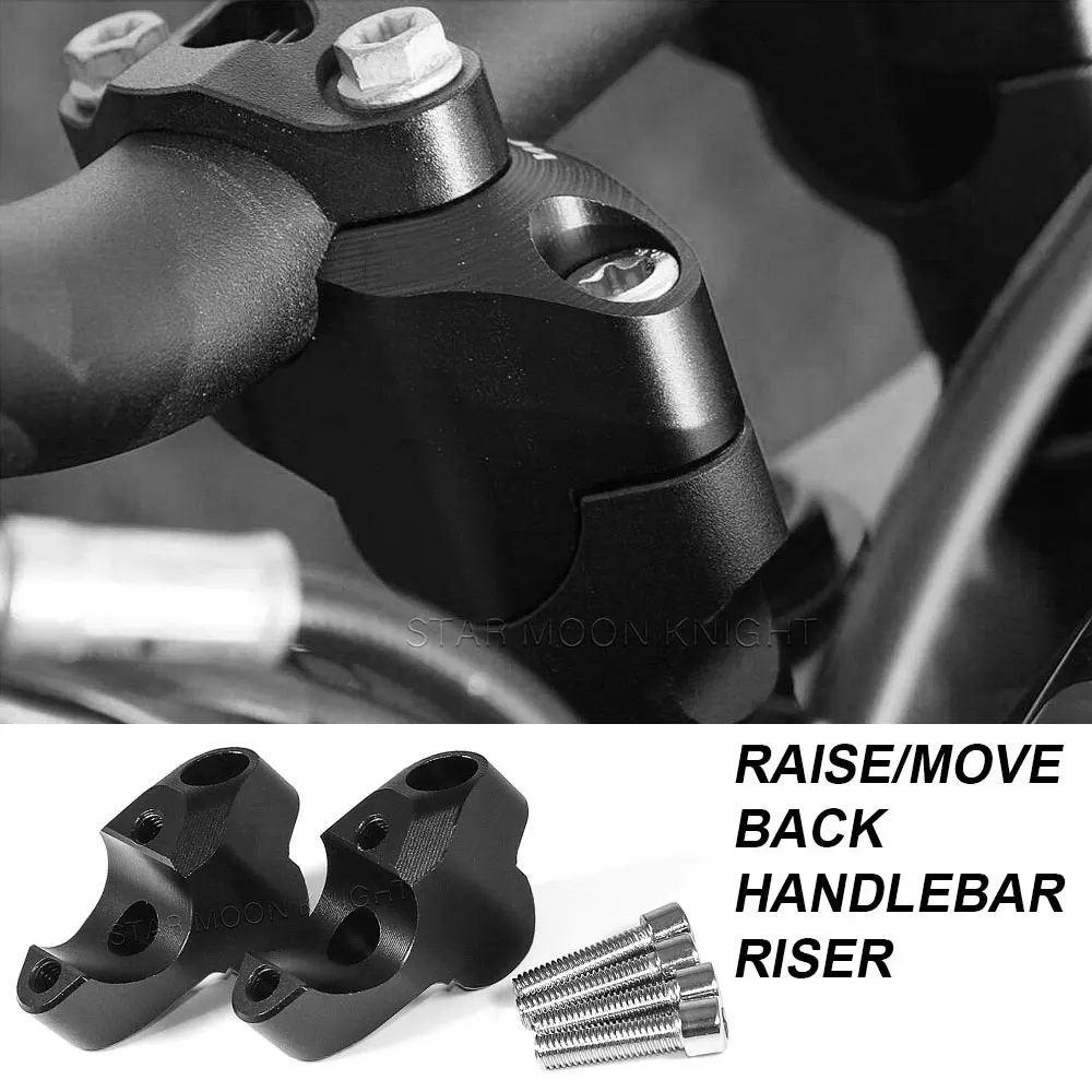 

Motorcycle For 300 350 450 EXC F TPI 690 SMC R & Enduro R Accessories Handlebar Riser Drag Handle Bar Clamp Extend Adapter