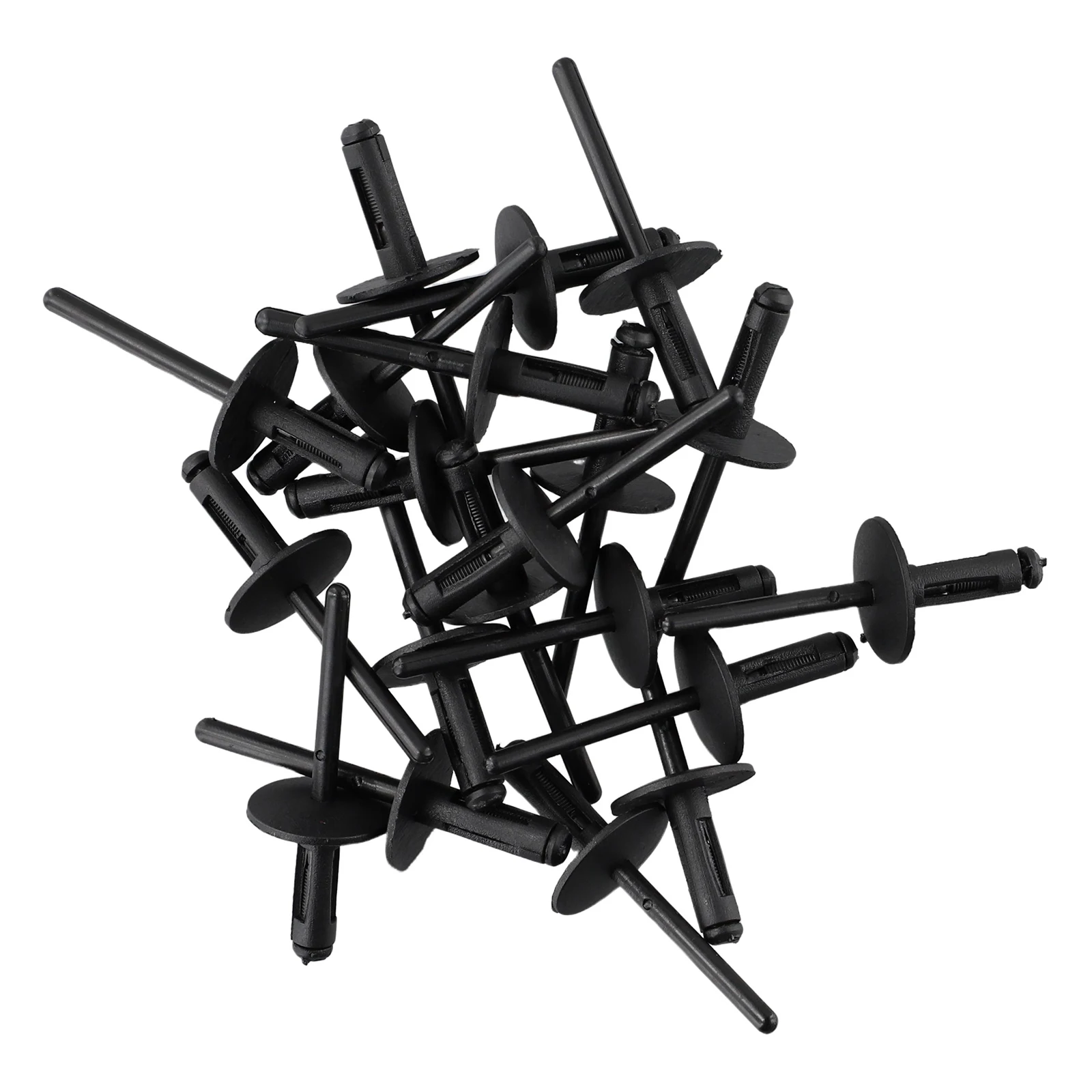 

40x Panel Push pin Plastic Clip Black Bumper Car Rivets Assortment Door Sill Fender Tool 51717002953 Liner Retainer