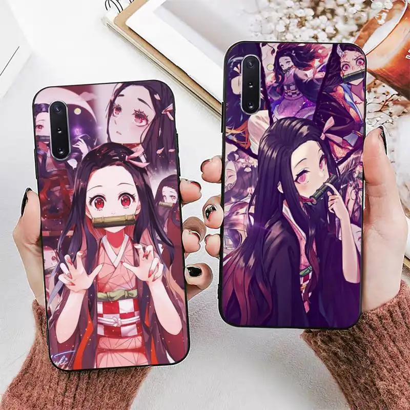 

Demon Slayer Kamado Nezuko Phone Case for Samsung Note 5 7 8 9 10 20 pro plus lite ultra A21 12 72