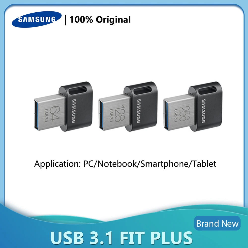 

USB 3.1 Samsung Usb Flash Drive Pendrive 256gb 128gb Flash Usb 64gb Metal Mini Flash Memoria Stick Fit Plus usb flash drive 3 1