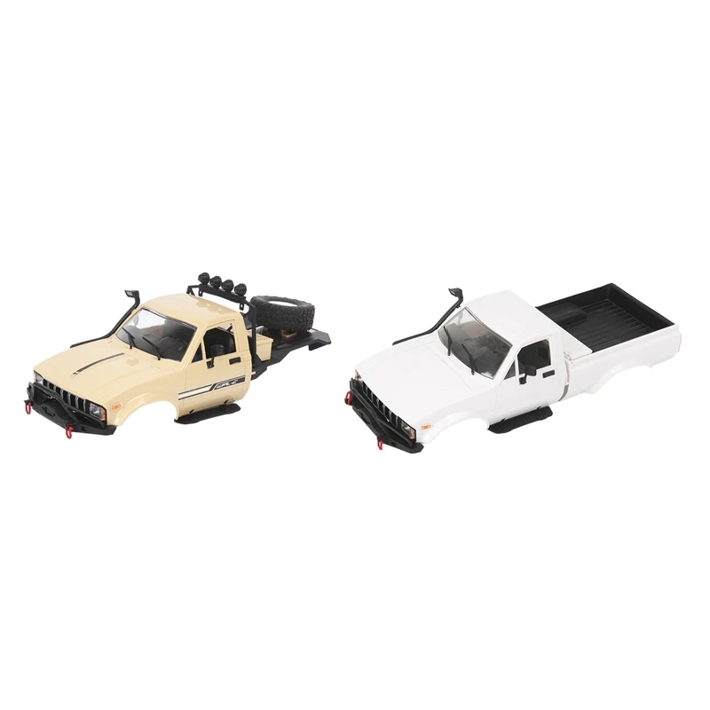 

2 комплекта, несобранный корпус автомобильной колесной базы 190 мм для WPL C14 C24 C24-1 1/16, запчасти для радиоуправляемых автомобилей, аксессуары, ж...