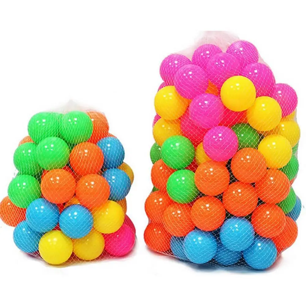 

100Pcs Colorful Soft Water Pool Ocean Wave Ball Outdoor Fun Sports Baby Toy