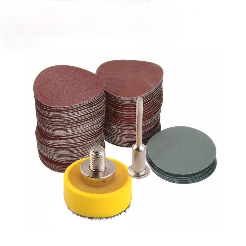 

100Pcs 1inch 25mm Sandpaper Sanding Discs Pad 100-3000 Grit Abrasive Polishing Pad for Dremel Grinding Head Sander Rotary Tool