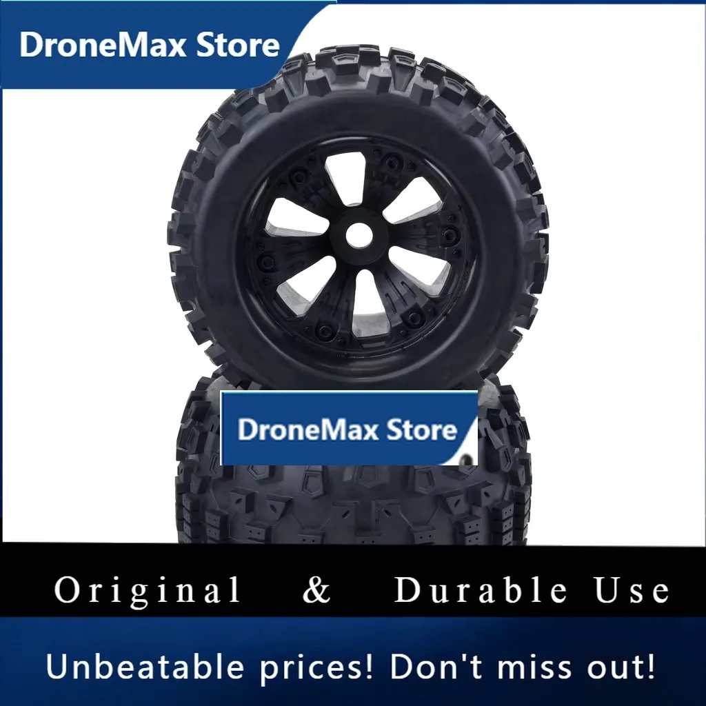 Фото DroMa4PCS 170MM 165MM Комплект колесных дисков и шин для монстер-трака с шестигранной втулкой 17 мм для радиоуправляемых внедорожных автомобилей масштаба 1/8 HPI Redcat Rovan Savage №2