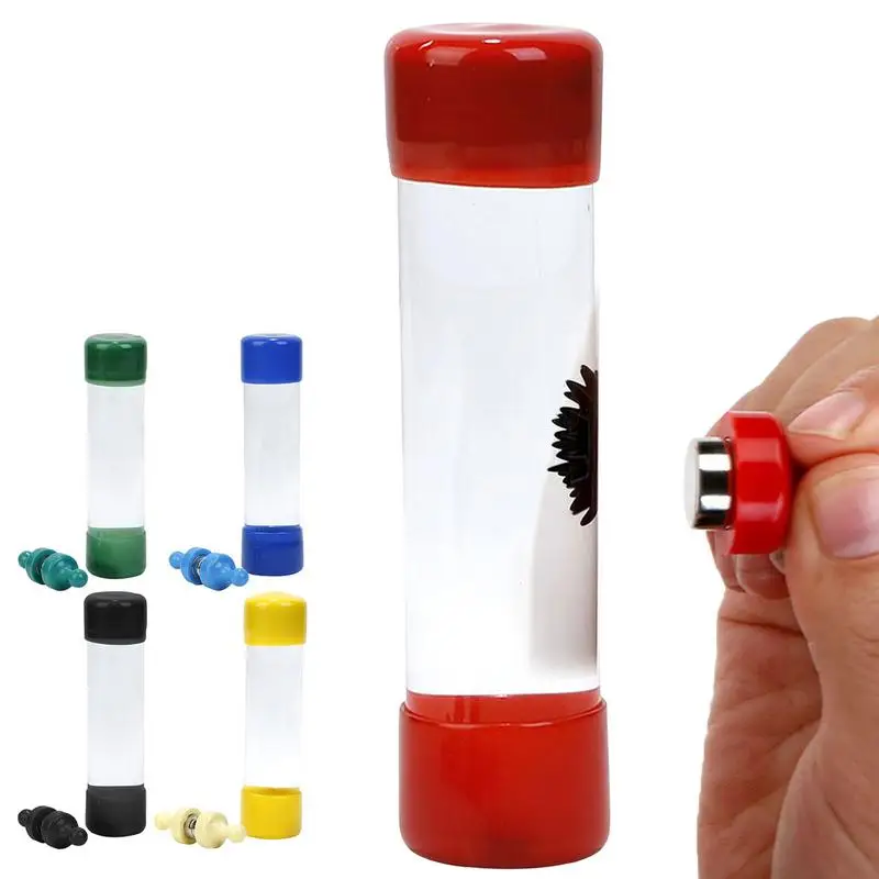 

Cylindrical Ferrofluid In A Bottle Anti Stress Toys Magnetic Liquid Display Science Stress Relief Fidgets Toys For Adults Kids