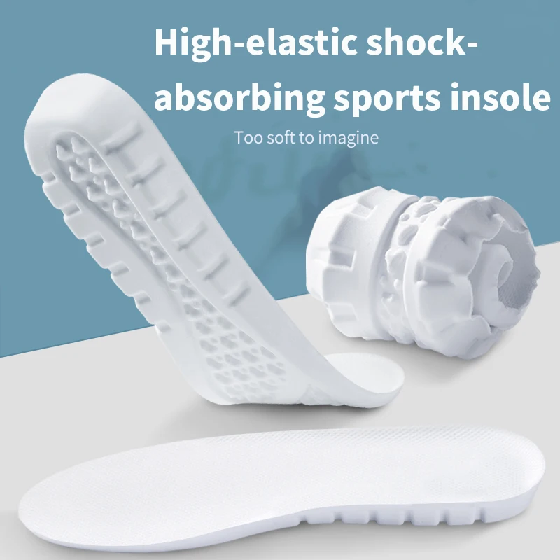 2023 New Man Women Sport Insoles Memory Foam Massage Insoles For Shoes Sole Deodorant Breathable Cushion Running Pad For Feet