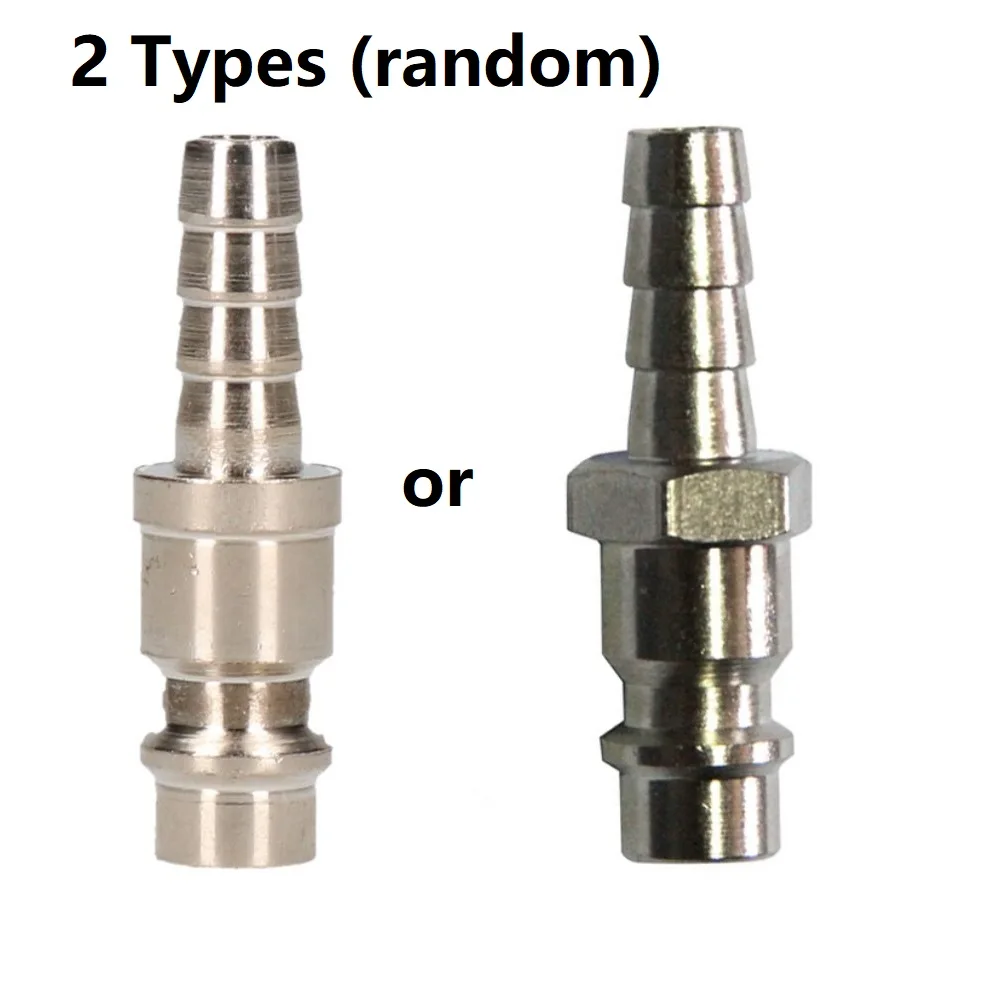 

1pc Air Line Hose Fitting Connector Quick Release With 8mm Hose Tail Barb Pneumatic Fitting Adapter Connector For Air Compressor