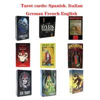 2022 new spanish rider tarot cards for beginners with pdf guidebook english and spanish french german italian version of tarot
