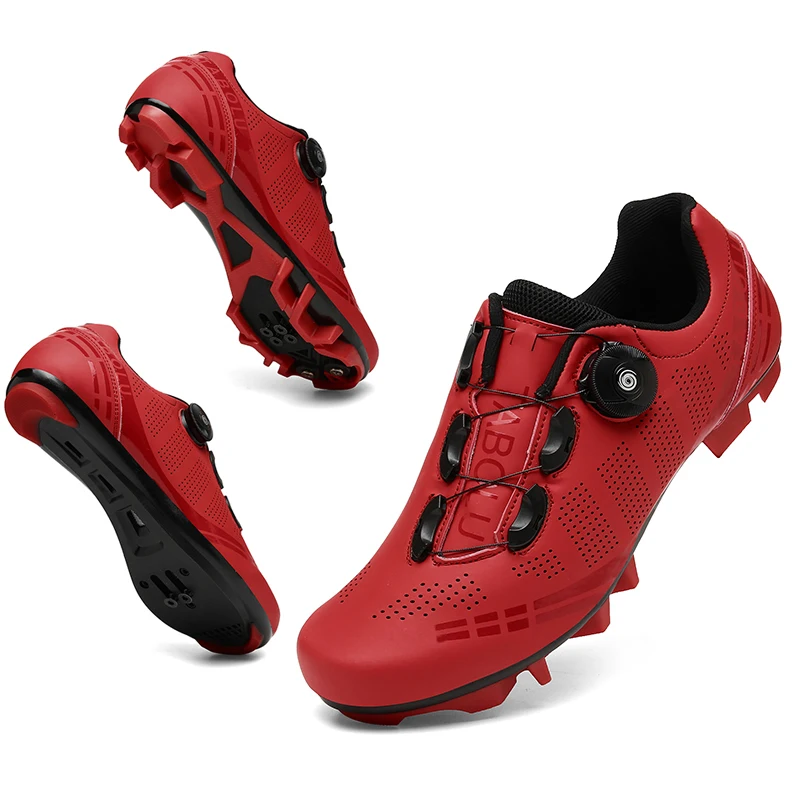 

Cycling Shoes Men Sports Self-locking Cleats Road Bike Shoes Speed Flat Sneakers Racing Women Mountain Spd Bicycle Footwear
