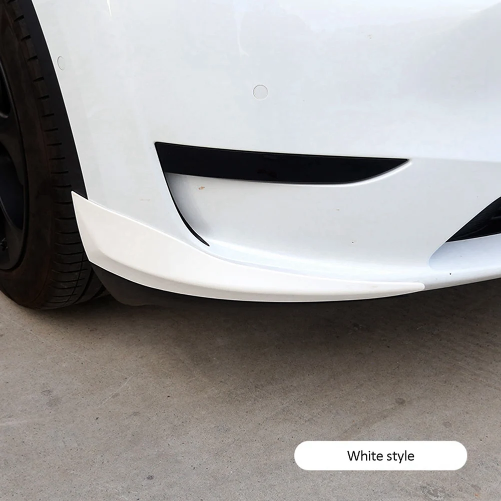 Передний бампер для Tesla Model Y 2017-2022 разветвители спойлер губ раньше столкновений