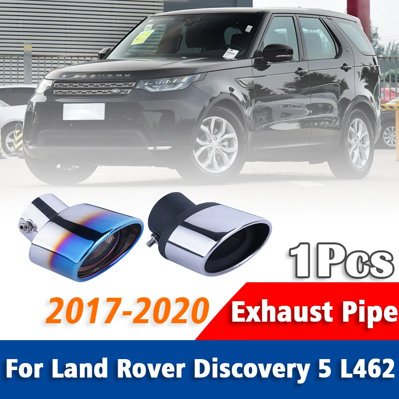 

1Pcs Stainless Steel Exhaust Pipe Muffler Tailpipe Muffler Tip For Land Rover Discovery 5 L462 2017-2020 Car Accessories Styling