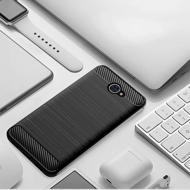 Чехол для Huawei Y5 2017/Y6 2017/Y7 2017 мягкий силиконовый чехол из ТПУ черный синий красный |