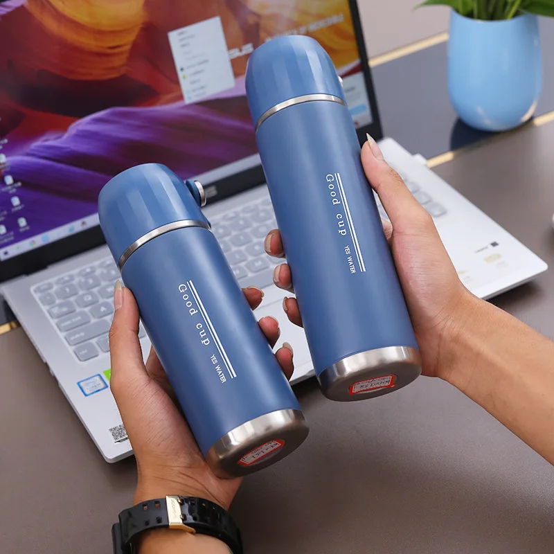 Термокружка Xiaomi мужская деловая кружка с прямым корпусом Спортивная бутылка для