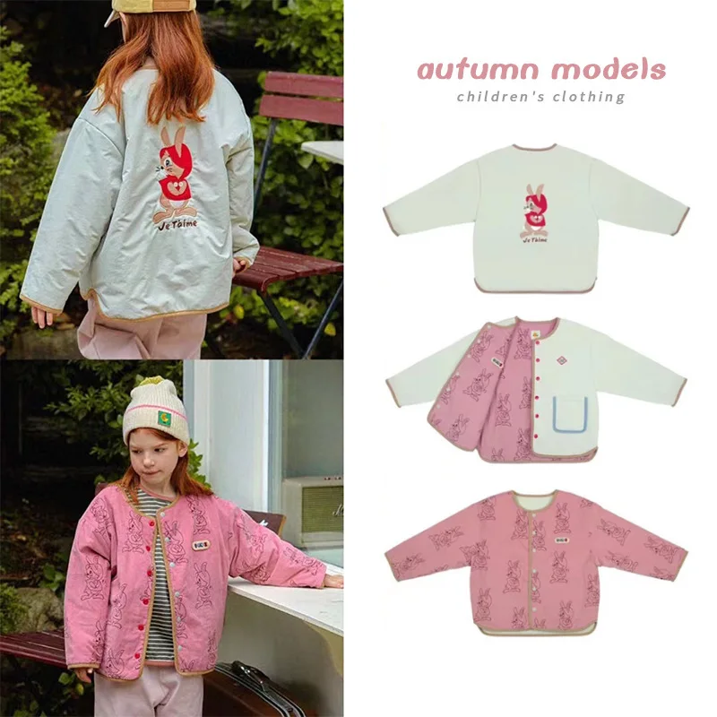 

Пуховик детский зимний в Корейском стиле для мальчиков и девочек, двусторонняя утепленная куртка, верхняя одежда, одежда, 2022