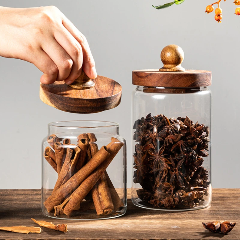 

Sugar Coffee Tea Containers Airtight Food Containers Hermetic Pots for Food Container for Cereals Glass Jar With Lid Storage