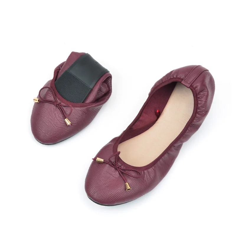 Flats Women Shoes Lightweight Women Leather Shoes 2023 Slip on Shallow Female Loafers Ballet Shoes Zapatos Para Damas En Oferta