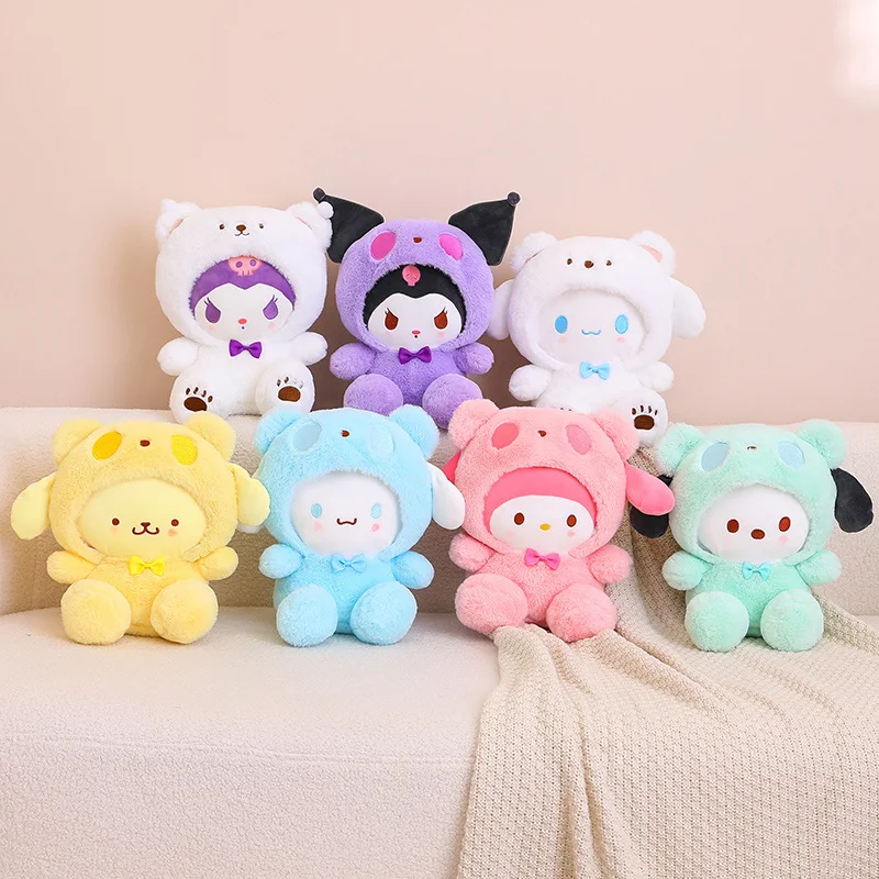 

Sanrio into Laurel dog doll Kulomi doll big-eared dog Melody pudding dog throw pillow plush toy sanrio hello kitty anime plush