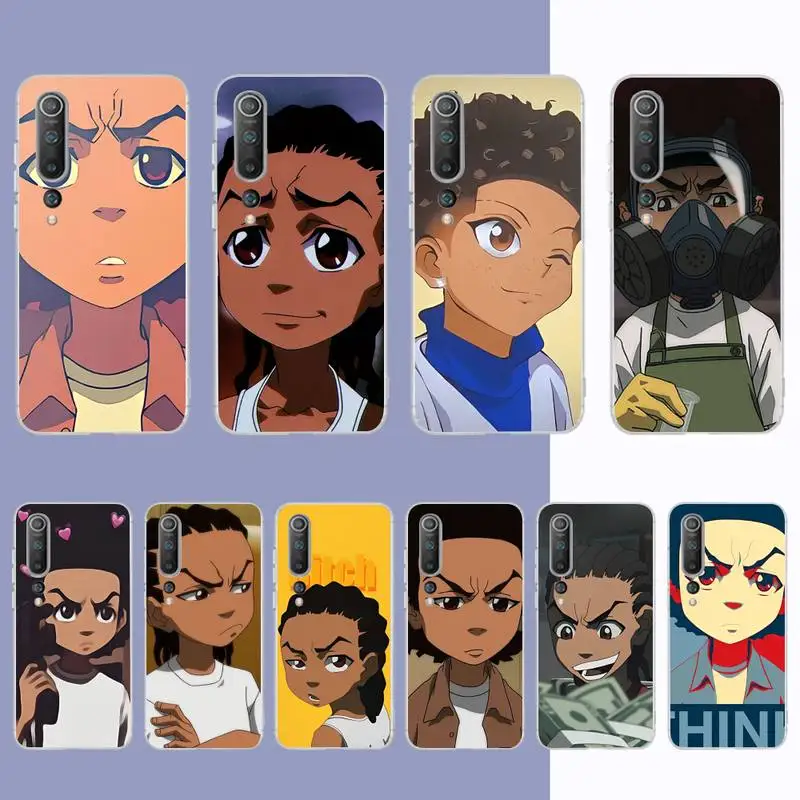 

MaiYaCa Huey Freeman Boondocks Phone Case for Samsung S21 A10 for Redmi Note 7 9 for Huawei P30Pro Honor 8X 10i cover
