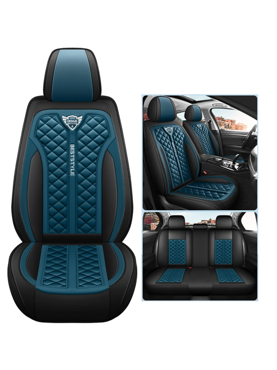 

Кожаный чехол для автомобильного сиденья полный комплект для Nissan Qashqai Juke X-Trail Armada Altima Cube Dualis Tiida Bluebird Rogue спортивные аксессуары