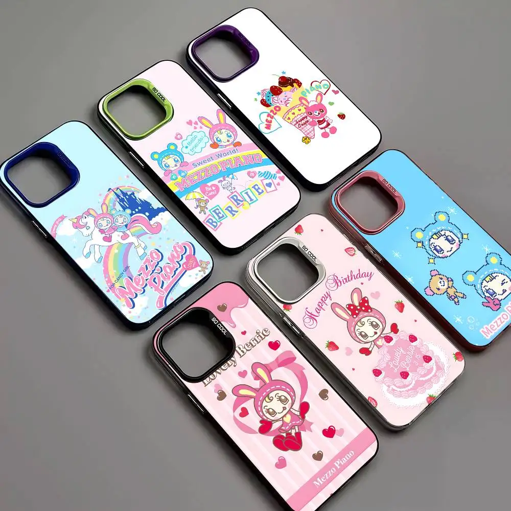 Фото Матовый чехол Mezzo Piano CUTE Cartoon для iPhone 17 16 15 14 13 12 11 Pro Max Plus №1