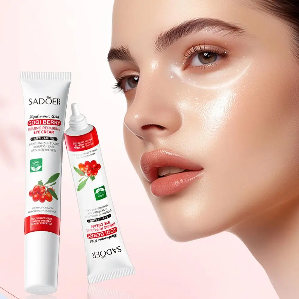 SADOER Goqi Berry Eye Cream против темных кругов Уход Укрепляющий увлажняющий косметический