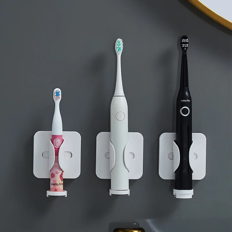 

Toothbrush Holder Wall-Mounted Electric Replacement Toothbrush Bracket Storage Rack Storage Base Bathroom Organizer Shelf
