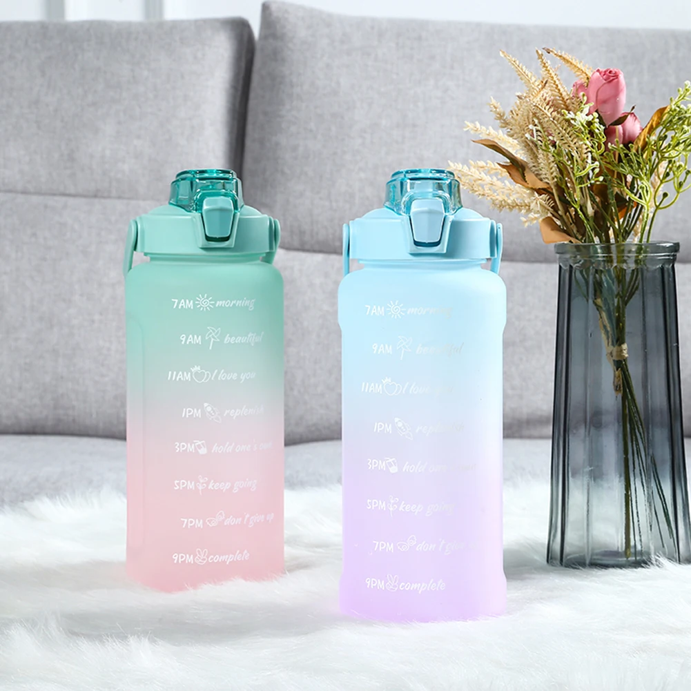 

Спортивная бутылка с прыгающей соломинкой, 2 л