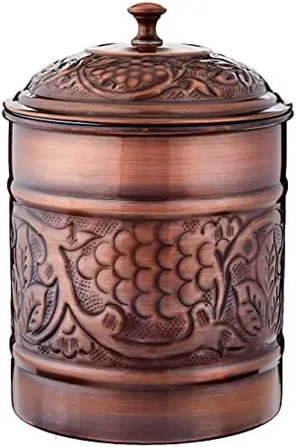 

Copper Antique Heritage Canister 4 Piece Set