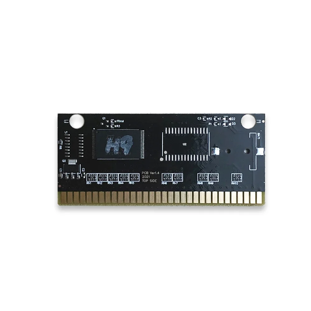 Фото Перезаписываемая электронная золотая карта PCB для картриджа игровой консоли Sega Megadrive Genesis DIY №1