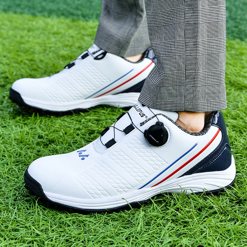 New Waterproof Golf Shoes Men Comfortable Golf Sneakers Outdoor Size 39-45 Walking Footwears Anti Slip Athletic Sneakers