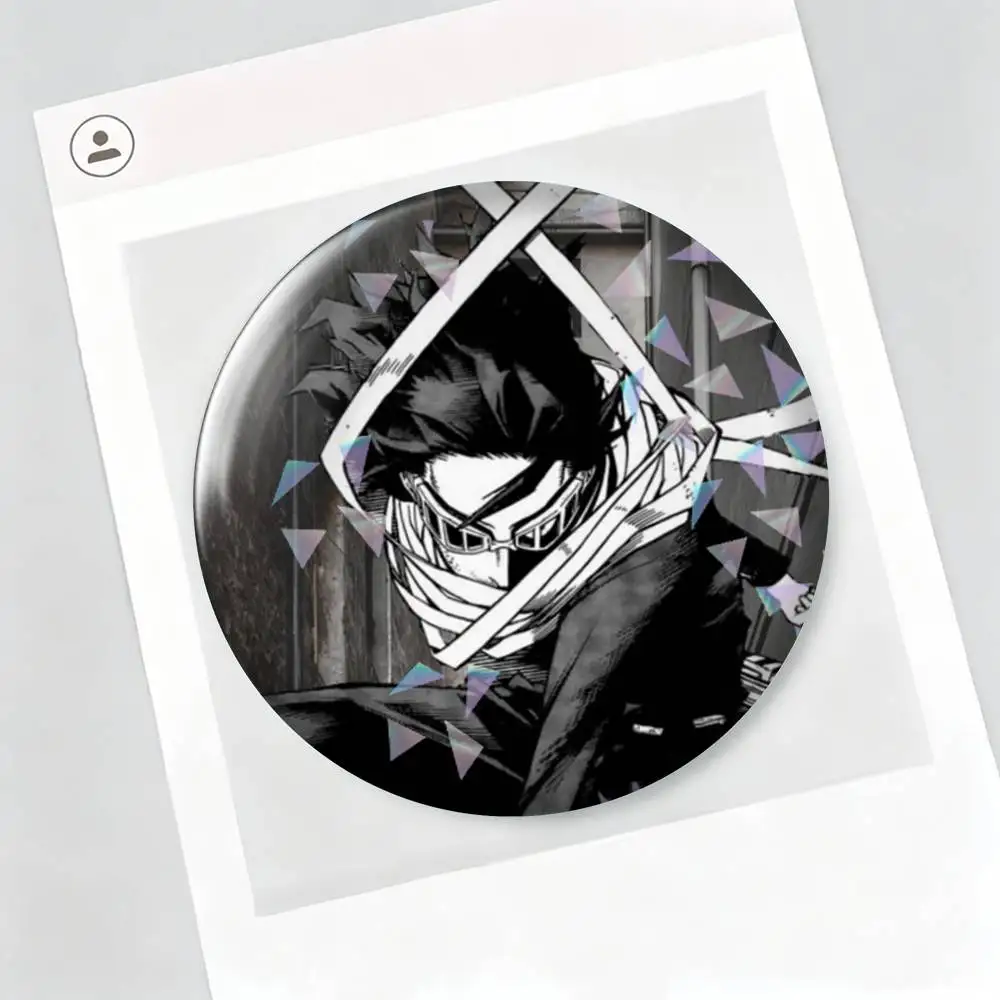 Фото Металлическая брошь-значок Anime-e Shota-a Aizawa, модные декоративные значки для украшения шляп, сумок, одежды, подарок, сувенир. №4