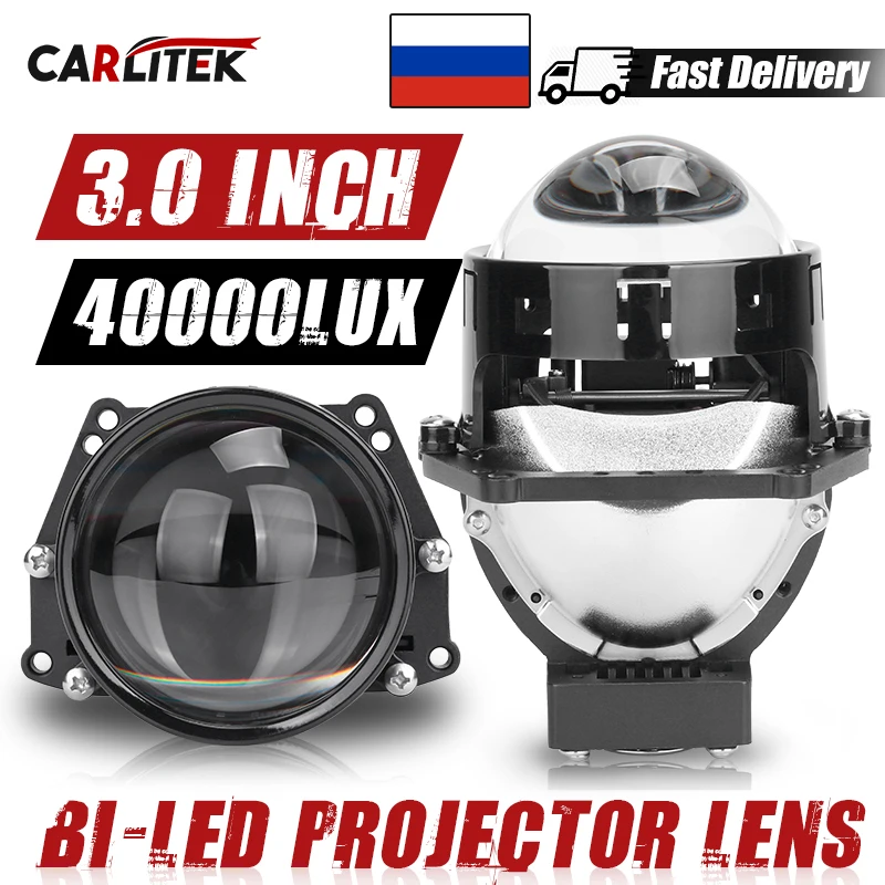3 Inch 24V Bi LED Lenses Headlight 200W 6000K LED Lamp For Truck Bus For Hella 3R G5 Car Accessory LED Projector Lens Spotlights