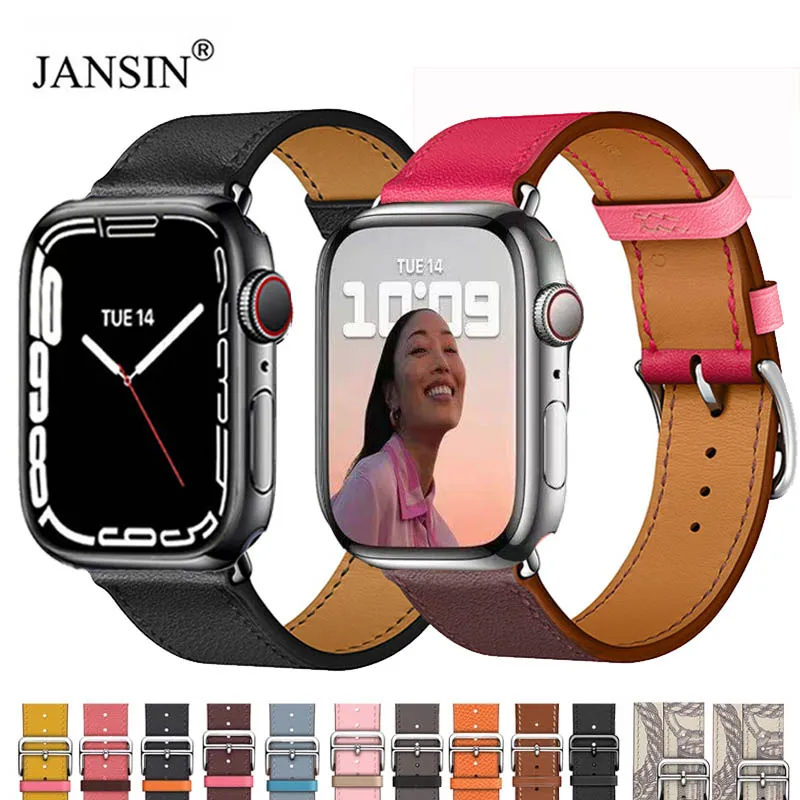 

Ремешок для часов Apple Watch, кожаный, 42/38/40/44 мм