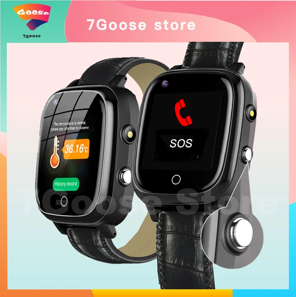 

Смарт-часы с функцией видеозвонка, пульсометром, тонометром, GPS, Wi-Fi