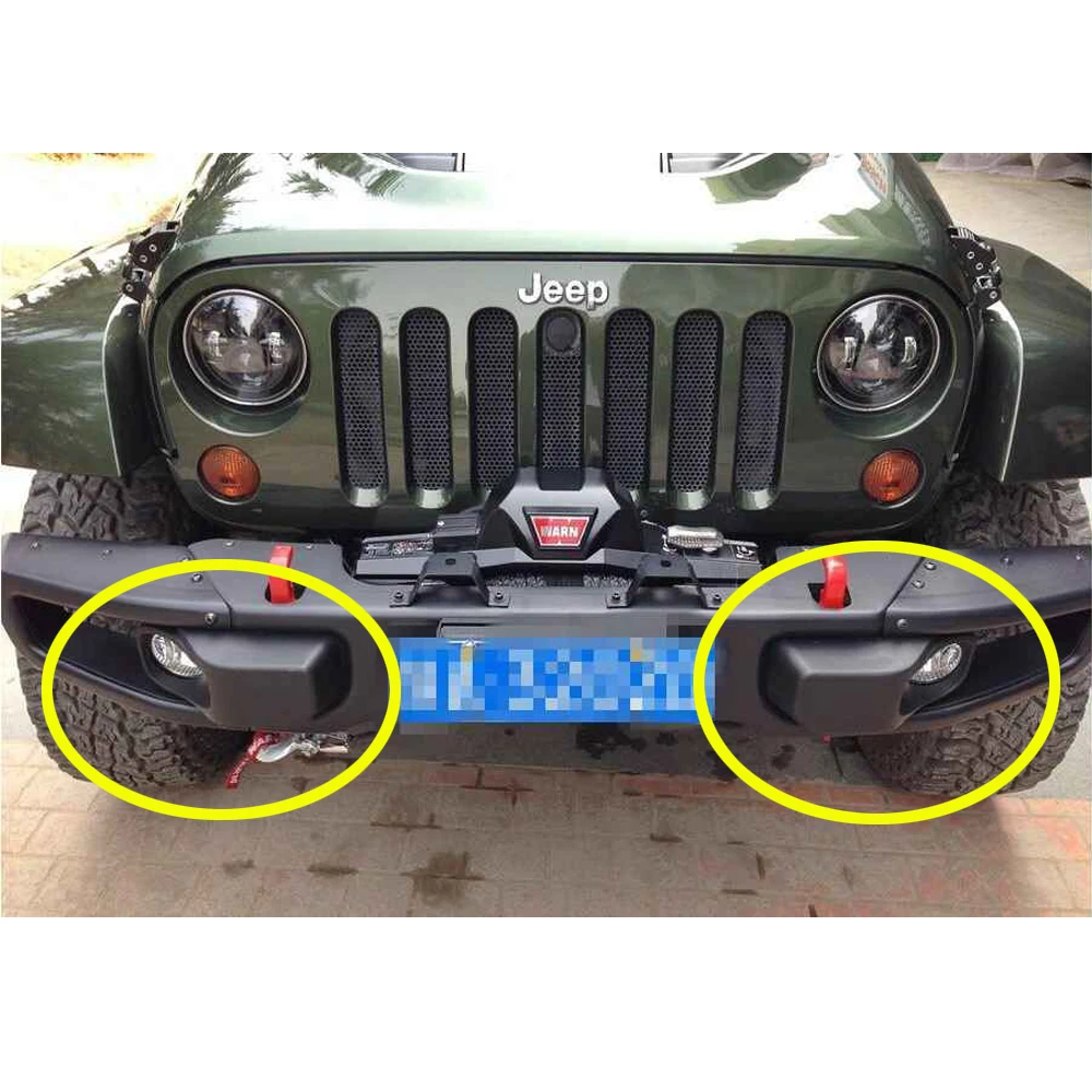 Противотуманная фара для Jeep wrangler JK передний бампер на 10-ю годовщину одна пара