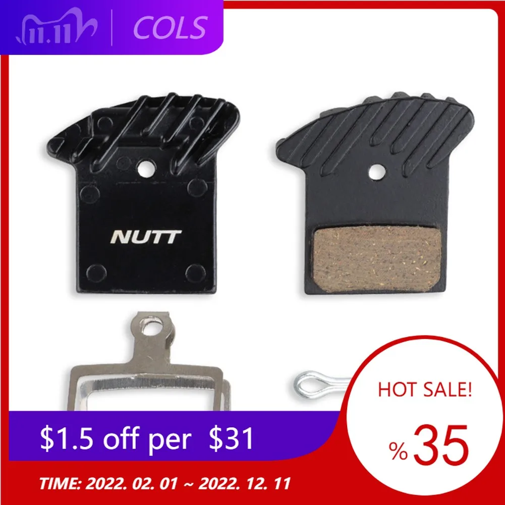 

1pair MTB Bike Disc Brake Pad Hydraulic Caliper Heat Dissipation Semi Metal Resin 42*29.6mm Cycling Bicycle Accessories Parts