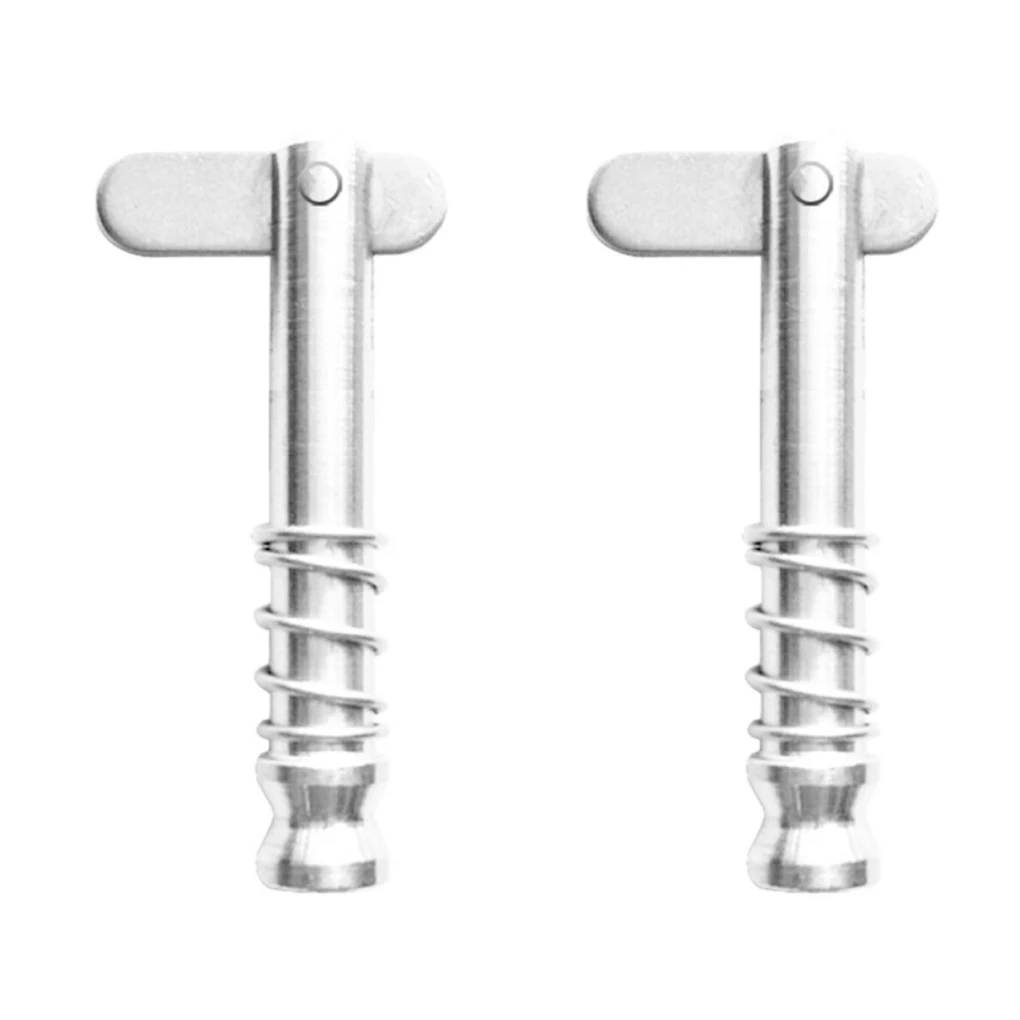 

Pack of 2 Boat Bimini Top Fast Release Pin Stainless Steel Shed Garage Yacht Drawer Cupboard Hinges Replacement Parts