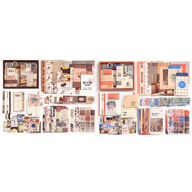 

Набор принадлежностей для скрапбукинга, дневное оформление фотографий с A6 принадлежности для скрапбукинга и Washi лентой/наклейкой, для руко...